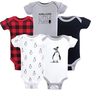 image:imageHudson Baby Baby Bodysuit 5 PackPenguin Shortsleeve