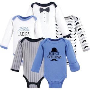 image:imageHudson Baby Baby Bodysuit 5 PackPerfect Gentleman Longsleeve