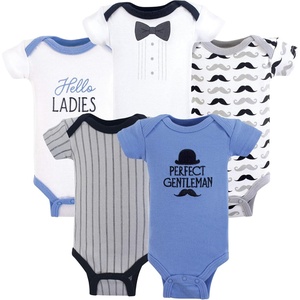 image:imageHudson Baby Baby Bodysuit 5 PackPerfect Gentleman Shortsleeve