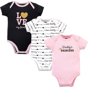 image:imageHudson Baby Baby Girls 3pc Cotton BodysuitsGold Daddys Princess