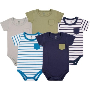 image:imageHudson Baby Unisex Baby Cotton Bodysuits 5packBasic Pocket