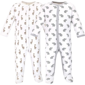 image:imageHudson Baby Unisex Baby Cotton Sleep and PlayElephant Giraffe