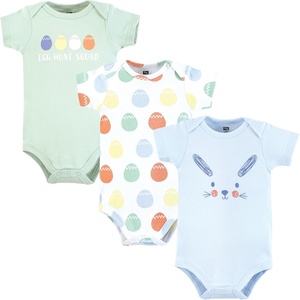 image:imageHudson Baby Unisex Cotton Bodysuits Egg Hunt 69 Months