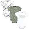 image:imageHudson Baby Unisex Baby Cotton Bodysuits Wild Leaf Safari 69 Months