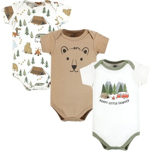 image:imageHudson Baby Unisex Baby Cotton Bodysuits Little Camper 912 Months