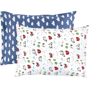image:imageHudson Baby Unisex Baby Cotton Toddler Pillow Case Butterfly Floral One SizeBoy Farm Animals