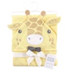 image:imageHudson Baby Unisex Baby Cotton Animal Face Hooded Towel Brown Bear 2Pack One SizeBowtie Giraffe