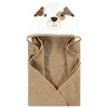 image:imageHudson Baby Unisex Baby Cotton Animal Face Hooded Towel Brown Bear 2Pack One SizeBrown Gingham Puppy