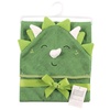 image:imageHudson Baby Unisex Baby Cotton Animal Face Hooded Towel Brown Bear 2Pack One SizeDinosaur