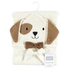 image:imageHudson Baby Unisex Baby Cotton Animal Face Hooded Towel Brown Bear 2Pack One SizeDog