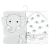 image:imageHudson Baby Unisex Baby Cotton Animal Face Hooded Towel Brown Bear 2Pack One SizeGray Elephant