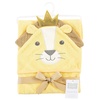 image:imageHudson Baby Unisex Baby Cotton Animal Face Hooded Towel Brown Bear 2Pack One SizeKing Lion