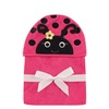 image:imageHudson Baby Unisex Baby Cotton Animal Face Hooded Towel Brown Bear 2Pack One SizeLadybug