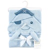 image:imageHudson Baby Unisex Baby Cotton Animal Face Hooded Towel Brown Bear 2Pack One SizeNarwhal
