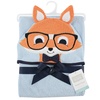 image:imageHudson Baby Unisex Baby Cotton Animal Face Hooded Towel Brown Bear 2Pack One SizeNerdy Fox