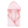 image:imageHudson Baby Unisex Baby Cotton Animal Face Hooded Towel Brown Bear 2Pack One SizePink Flamingo
