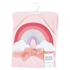image:imageHudson Baby Unisex Baby Cotton Animal Face Hooded Towel Brown Bear 2Pack One SizeRainbow