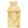 image:imageHudson Baby Unisex Baby Cotton Animal Face Hooded Towel Brown Bear 2Pack One SizeSafari Friends