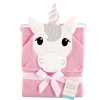 image:imageHudson Baby Unisex Baby Cotton Animal Face Hooded Towel Brown Bear 2Pack One SizeUnicorn