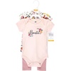image:imageHudson Baby Unisex Baby Cotton Bodysuit and Pant Set Sage Floral Wreath 36 MonthsBonita Short Sleeve