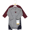 image:imageHudson Baby Unisex Baby Cotton Bodysuit and Pant Set Sage Floral Wreath 36 MonthsBoy Daddy Long Sleeve