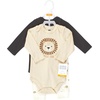 image:imageHudson Baby Unisex Baby Cotton Bodysuit and Pant Set Sage Floral Wreath 36 MonthsBrave Lion Long Sleeve