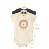 image:imageHudson Baby Unisex Baby Cotton Bodysuit and Pant Set Sage Floral Wreath 36 MonthsBrave Lion Short Sleeve