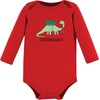 image:imageHudson Baby Unisex Baby Cotton Bodysuit and Pant Set Sage Floral Wreath 36 MonthsChristmasaurus