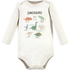 image:imageHudson Baby Unisex Baby Cotton Bodysuit and Pant Set Sage Floral Wreath 36 MonthsDinosaur Adventures Longsleeve