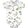 image:imageHudson Baby Unisex Baby Cotton Bodysuit and Pant Set Sage Floral Wreath 36 MonthsDinosaur Adventures Shortsleeve