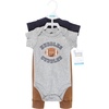image:imageHudson Baby Unisex Baby Cotton Bodysuit and Pant Set Sage Floral Wreath 36 MonthsFootball Huddles Shortsleeve