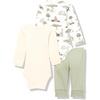 image:imageHudson Baby Unisex Baby Cotton Bodysuit and Pant Set Sage Floral Wreath 36 MonthsGoing on Safari Long Sleeve