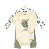 image:imageHudson Baby Unisex Baby Cotton Bodysuit and Pant Set Sage Floral Wreath 36 MonthsGoing on Safari Long Sleeve
