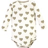 image:imageHudson Baby Unisex Baby Cotton Bodysuit and Pant Set Sage Floral Wreath 36 MonthsLeopard Hearts Long Sleeve