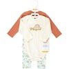 image:imageHudson Baby Unisex Baby Cotton Bodysuit and Pant Set Sage Floral Wreath 36 MonthsMagical Rainbow