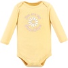 image:imageHudson Baby Unisex Baby Cotton Bodysuit and Pant Set Sage Floral Wreath 36 MonthsPeace Love Flowers Long Sleeve