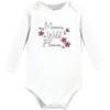image:imageHudson Baby Unisex Baby Cotton Bodysuit and Pant Set Sage Floral Wreath 36 MonthsPlum Wildflower Long Sleeve
