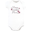 image:imageHudson Baby Unisex Baby Cotton Bodysuit and Pant Set Sage Floral Wreath 36 MonthsPlum Wildflower Short Sleeve