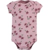 image:imageHudson Baby Unisex Baby Cotton Bodysuit and Pant Set Sage Floral Wreath 36 MonthsPlum Wildflower Short Sleeve