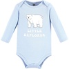 image:imageHudson Baby Unisex Baby Cotton Bodysuit and Pant Set Sage Floral Wreath 36 MonthsPolar Bear Explorer