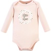 image:imageHudson Baby Unisex Baby Cotton Bodysuit and Pant Set Sage Floral Wreath 36 MonthsSage Floral Wreath Long Sleeve