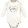 image:imageHudson Baby Unisex Baby Cotton Bodysuit and Pant Set Sage Floral Wreath 36 MonthsSoft Painted Floral Longsleeve