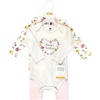 image:imageHudson Baby Unisex Baby Cotton Bodysuit and Pant Set Sage Floral Wreath 36 MonthsSoft Painted Floral Longsleeve