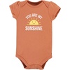 image:imageHudson Baby Unisex Baby Cotton Bodysuit and Pant Set Sage Floral Wreath 36 MonthsSunshine Rainbows Shortsleeve