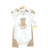 image:imageHudson Baby Unisex Baby Cotton Bodysuit and Pant Set Sage Floral Wreath 36 MonthsTeddy Bears Short Sleeve