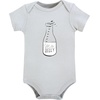 image:imageHudson Baby Unisex Baby Cotton Bodysuits Milk Belly Bottle 69 Months