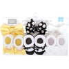 image:imageHudson Baby Unisex Baby Headband and Socks SetBlack Daisy