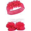 image:imageHudson Baby Unisex Baby Headband and Socks SetBright Pink Floral