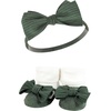 image:imageHudson Baby Unisex Baby Headband and Socks SetFall Botanical