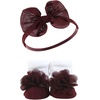 image:imageHudson Baby Unisex Baby Headband and Socks SetFall Leopard